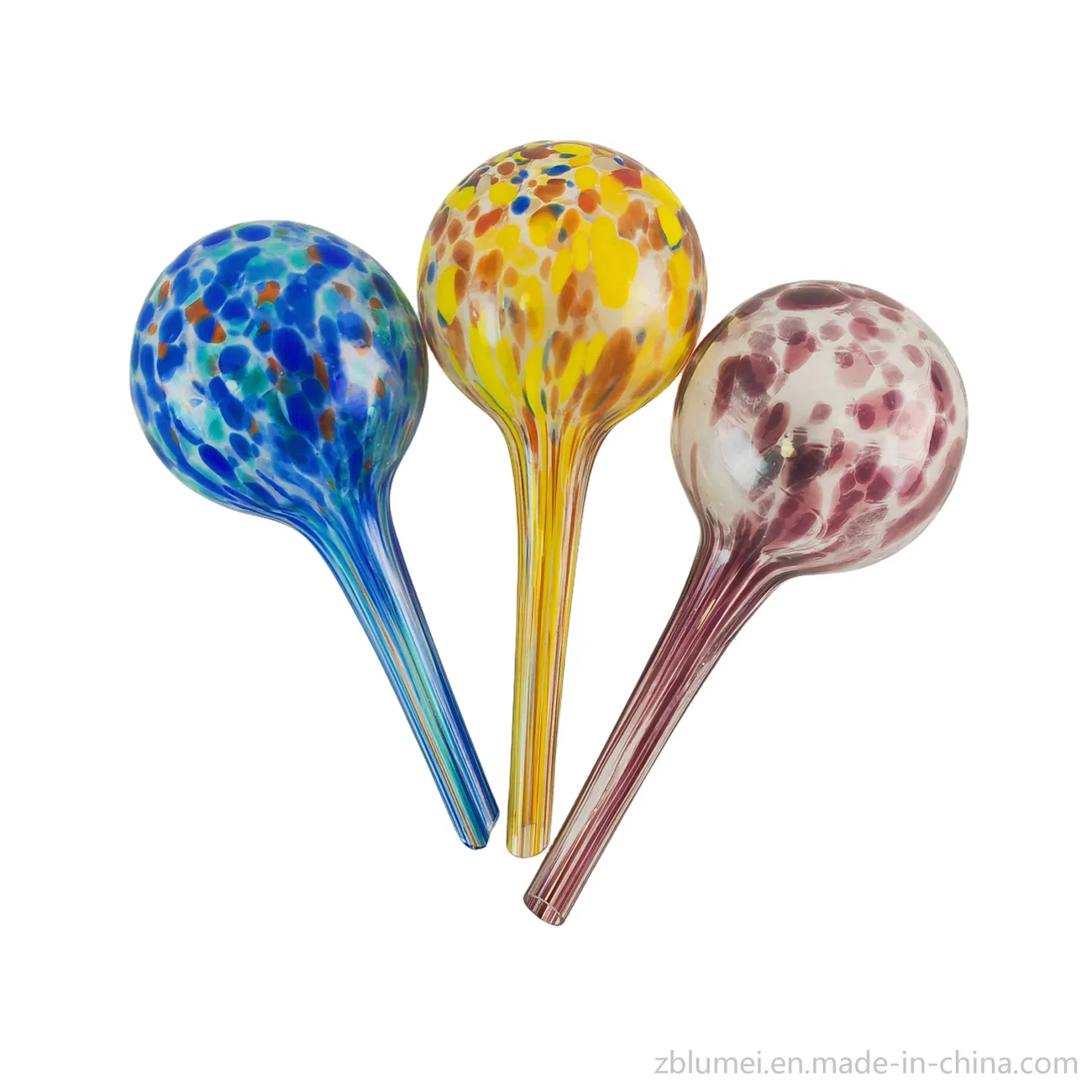 Colorful Crafted Hand Blown Glass Decorative Indoor &amp; Outdoor Plant Small Hydro/Aqua Automatic/Self Watering Tools