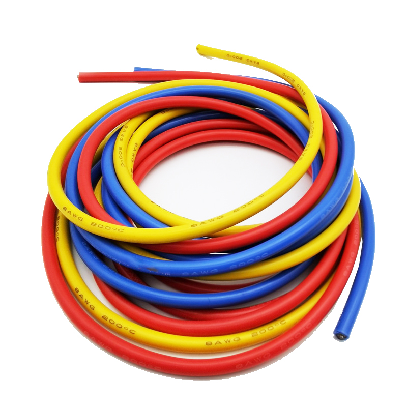 High Temp Silicone Sheath Electric Wire Cable 6 8 10 12 14 16 AWG American Standard Electrical Silicone Cable Soft Silicone Wire