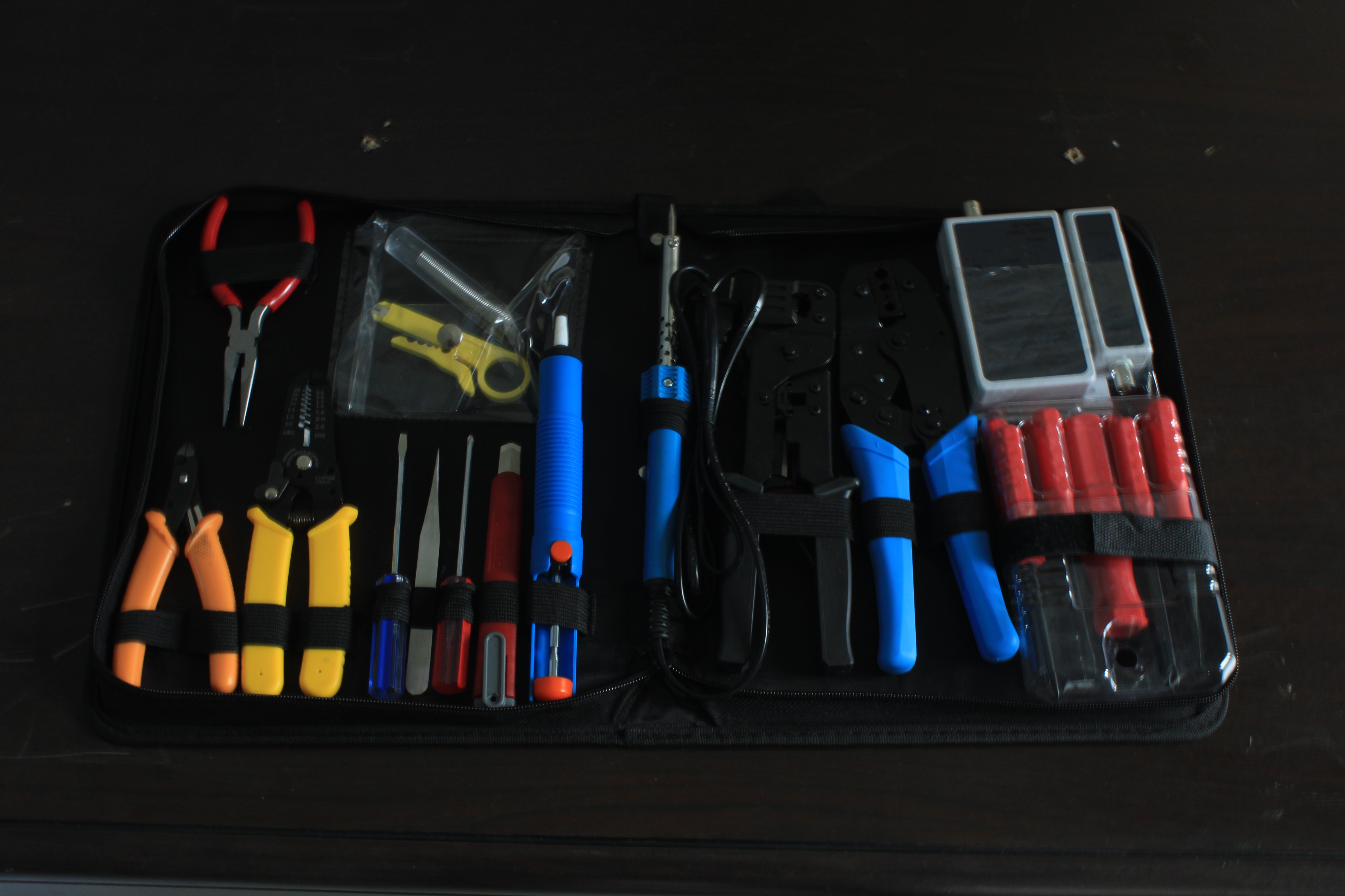 Network Tools Hardware Tool Combination Kit Networking Toolkit Crimping Computer DIY Repair ToolSet Electrical Cable Repair