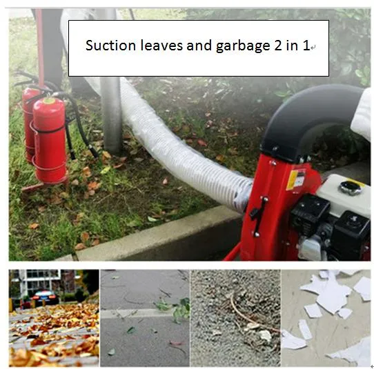 Fuel Type Suction Leaf Machine Park Leaf Sweeper Leaf Collector Equipment Lawn Care