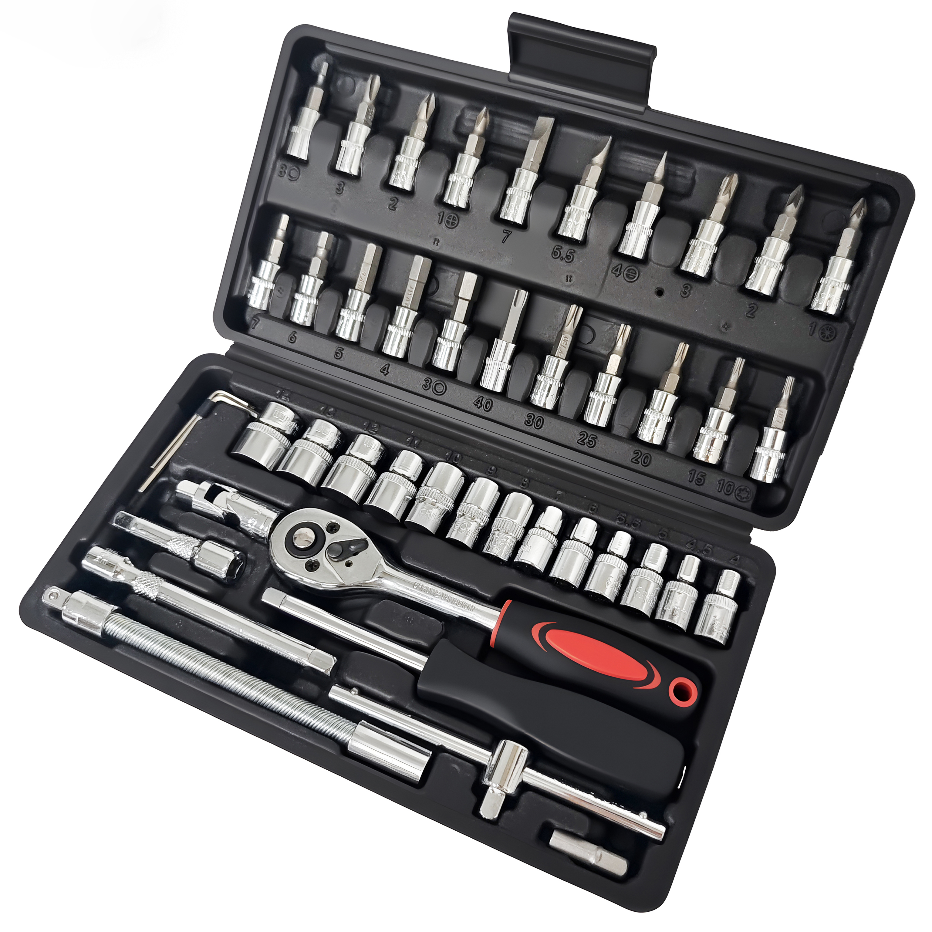 Hand Tool Sets Car Repair Tool Kit Set Mechanical Tools Box Home Socket Wrench Set Ratchet Screwdriver Kits-001