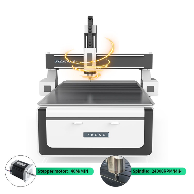XUNKE 6kw Spindle Relief Making 4*8ft Woodworking 1325 Wood Cnc 3 Axis Router Woodworking 3d Cnc Router Machine