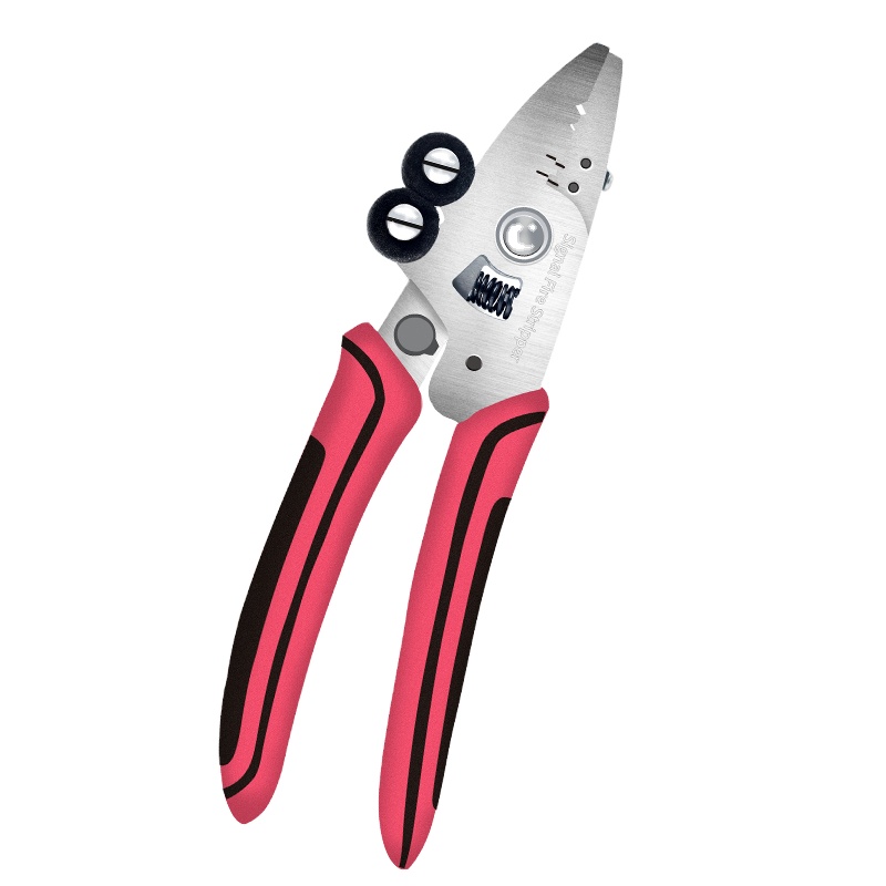 Multifunctional FTTH Wire Stripper Pliers Crimper Stainless Steel Scissors for Electricity Cables