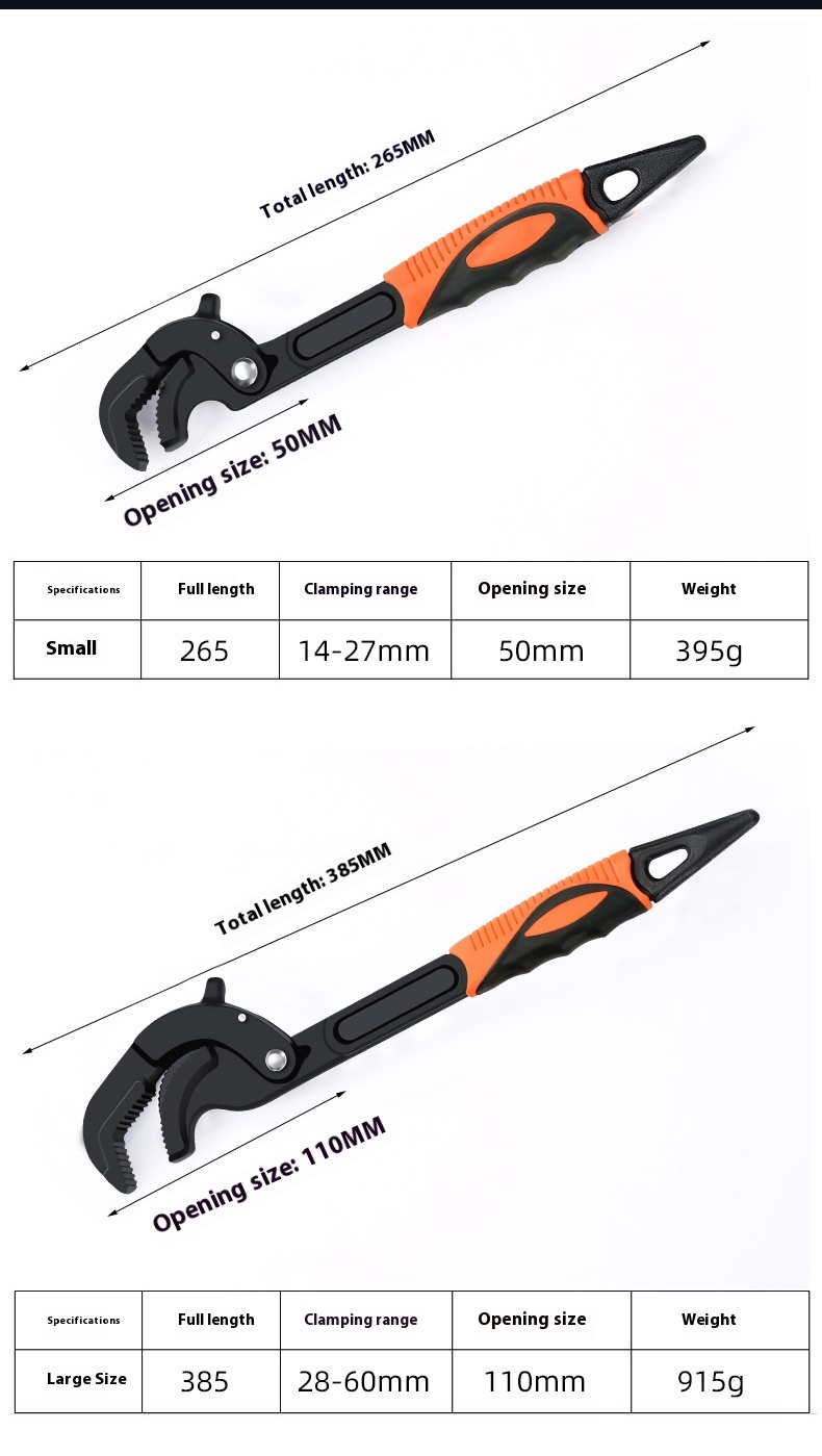 Wholesale Industrial Metric High Carbon Steel Non-Sparking Universal Open End Wrench with 1 Year Warranty for Plumbing