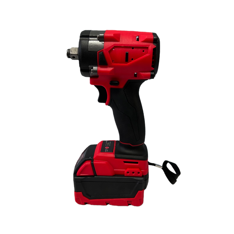 4-In-1 Cordless Red Brushless Tool Set Hammer Drill Impact Wrench Angle Grinder 4 Machines 4 Batteries 2 Industrial