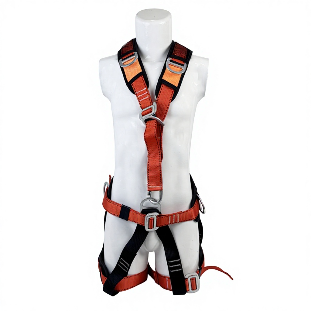 CE Certified Full Body Safety Harness High Tenacity Polyester Personal Protective Equipment for Work Fall Protection