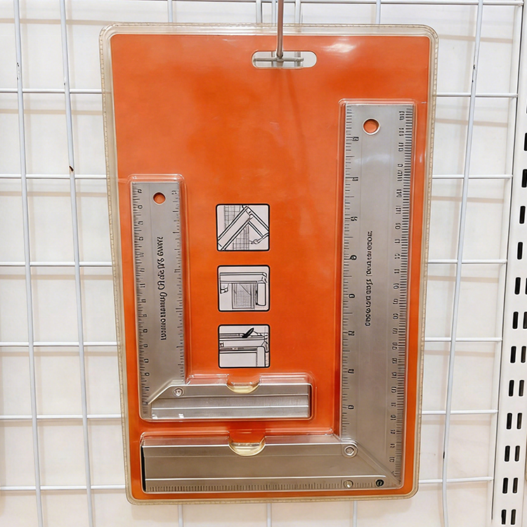2Pcs Aluminum Try Square Set 90 Degree Measuring Tools with Bubble Levels Woodworking Carpentry DIY Layout and Marking Work