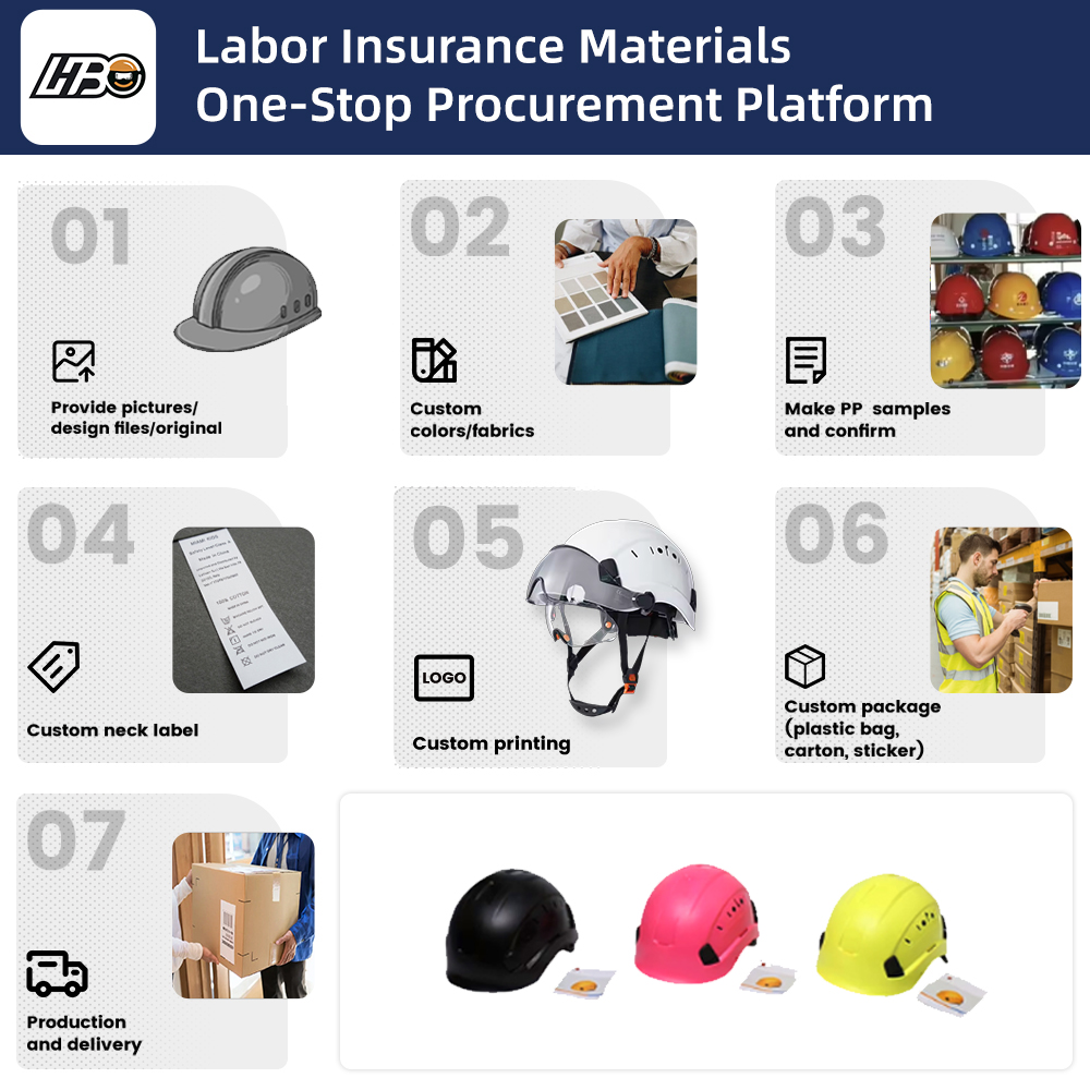 HBC CE EN 397 and ANSI Certified ABS Construction Protective Hard Hats Optional Goggle for Climbing Rescue Safety Helmets