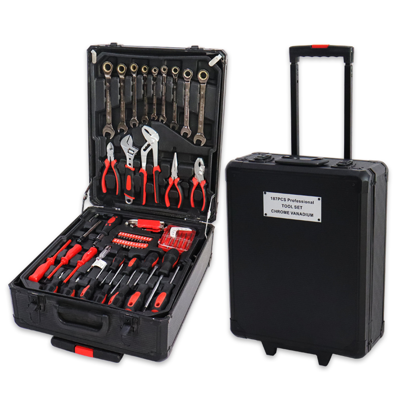 RYNEX Factory High Quality Case 187pcs Hand Tool Set
