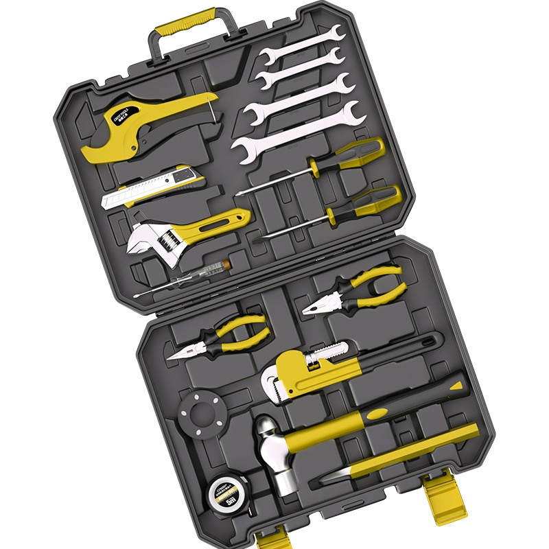 Multi-Functional Plumbing Repair Toolbox Set with Narrow Drain Pipe Sink Faucet Hand Operated 1 Year Warranty