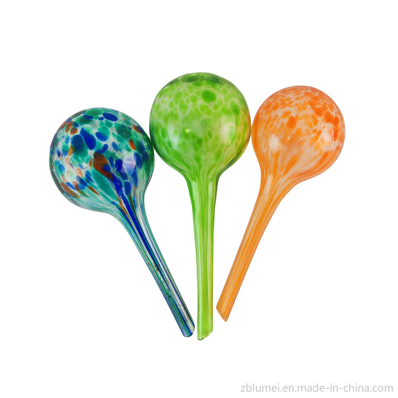 Colorful Crafted Hand Blown Glass Decorative Indoor &amp; Outdoor Plant Small Hydro/Aqua Automatic/Self Watering Tools