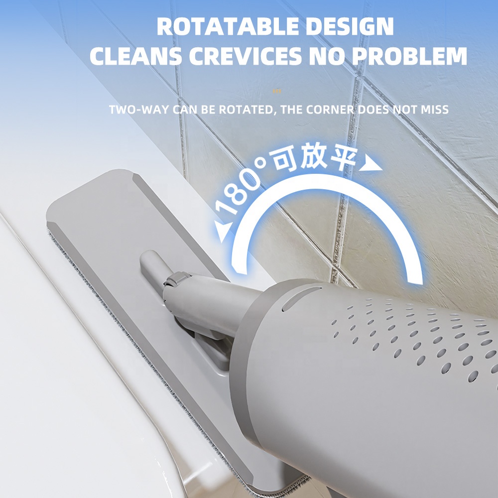 For Factory New Handheld Portable 180 Powerful Self Squeeze Steel Mini Mop Home Kitchen Cleaning Tool For Small Spaces
