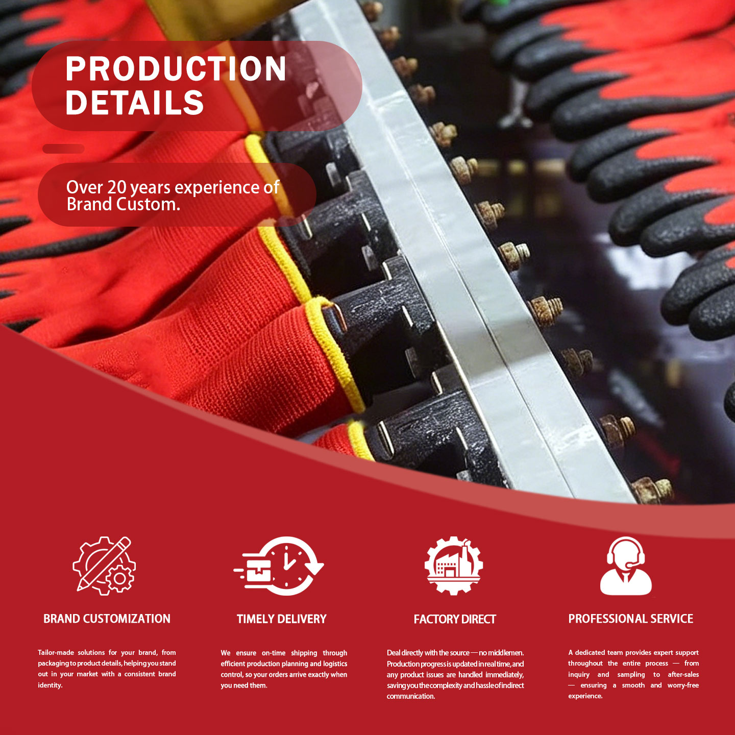 CY MechanicHand Gloves For Nitrile Coated Work Construction Workshop Heavy Duty Gloves Worker Brick Builders Grip Safety Gloves