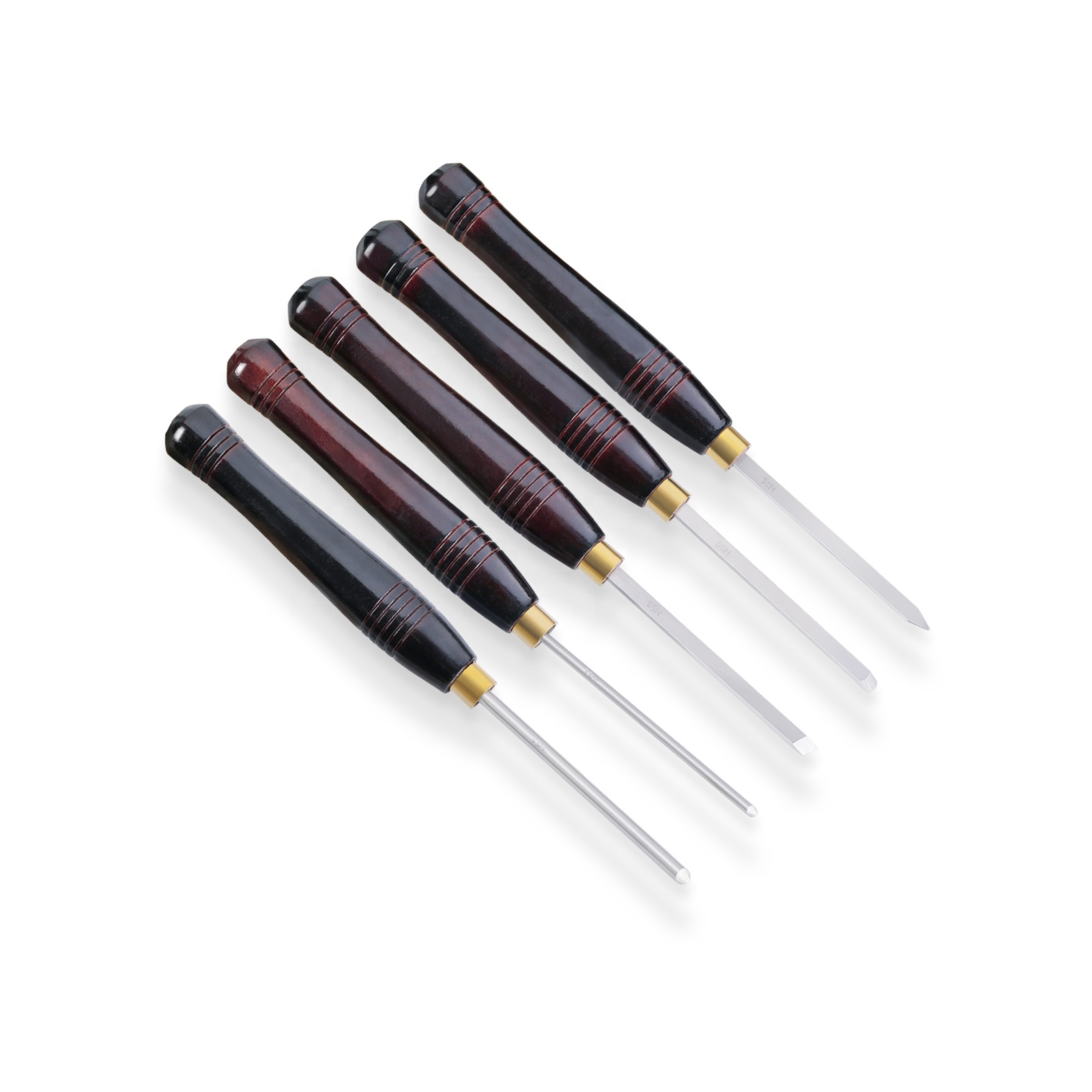 HSS Handheld Woodworking Turning Tool Set Carving Knife Kit with Packaging