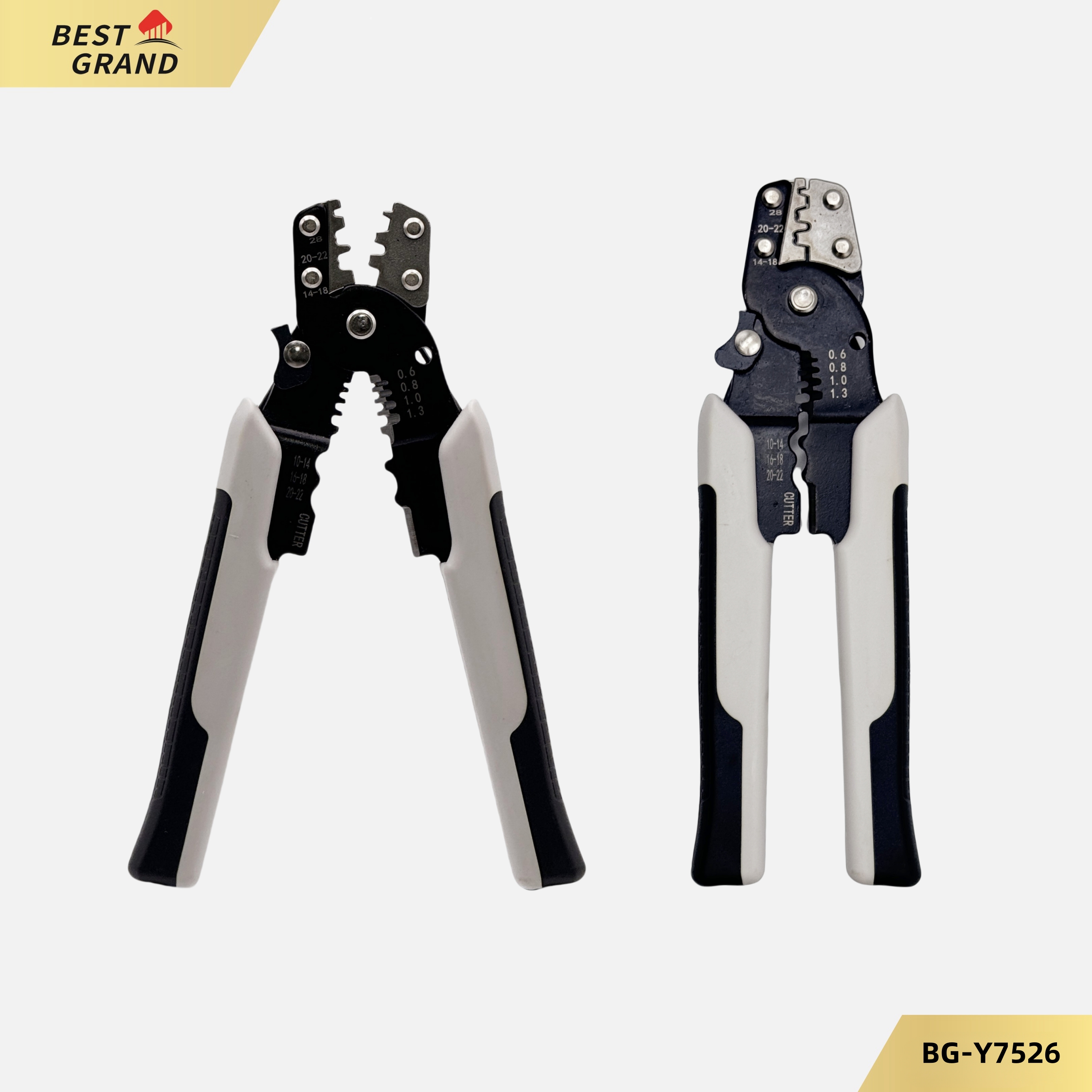 Customizable Crimping Tool DIY Electrician Wire Stripper - 65Mn Steel Material