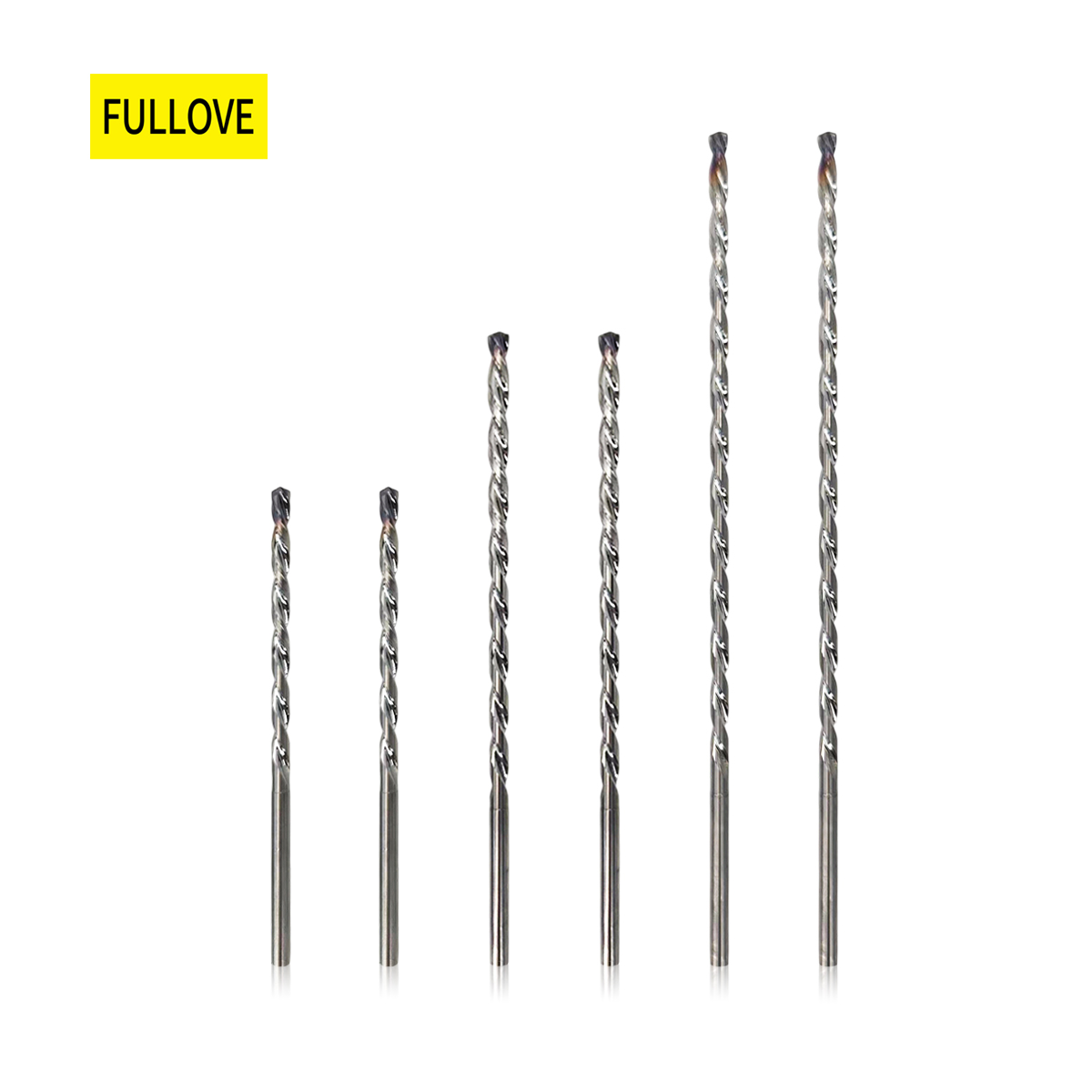 Solid Carbide 4mm Series Deep Hole Drill Effective for Metalworking and Metal Drilling