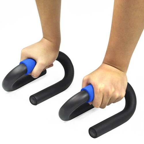 S Shape Home Gym Chest Push up Bars, Pull up Bars with Foam Handle, Push up Trainer