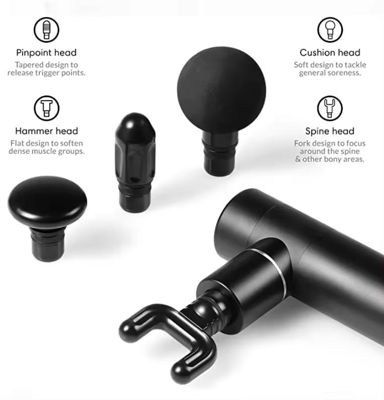 New Vibrating Relax Muscle Massage Brushless Mini Aluminum Alloy Massage Gun