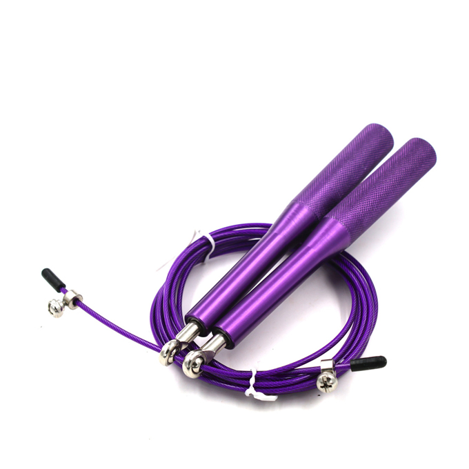 Aluminum Handle Steel Wire Speed Jump Rope for MMA Sport