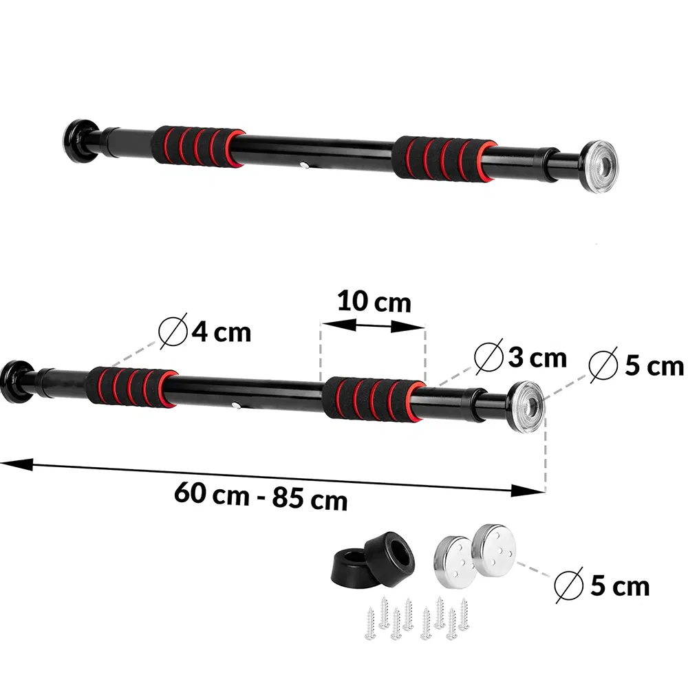 High Quality Foldable Door Pull-up Bar Portable Gym DIP Station Stand for Home Workout Equipment Fitness Station