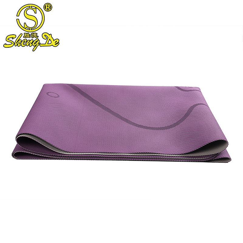 Non Slip Washable Gymnastics Custom Washable Sports Ultra-Thin TPE Yoga Mat