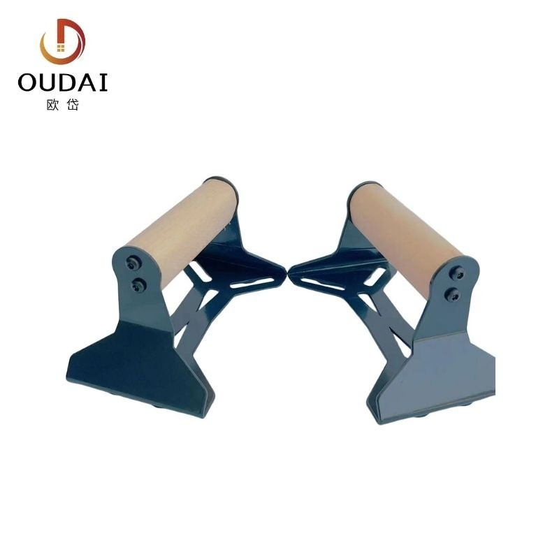 Oudai OEM Home Gym Fitness Push up Bars with Wooden Handle Stand