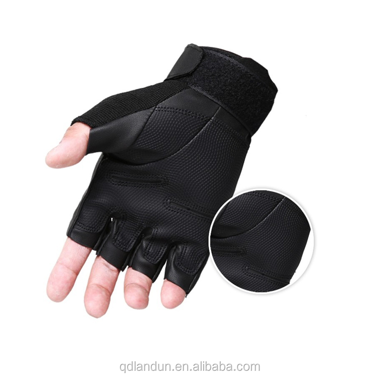 High Quality Sport Gym Half Finger Anti Slip Fitness Wrist Protection Gloves