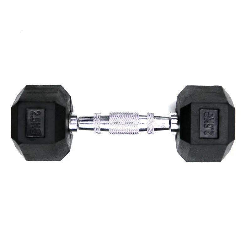 Rubber Hex Dumbbell