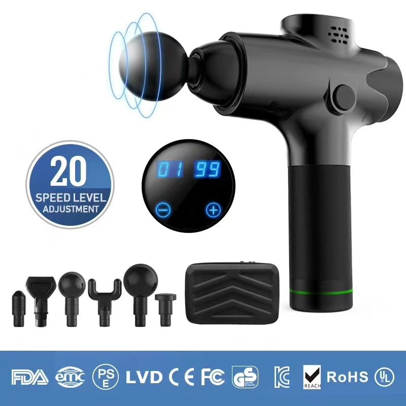 2022 New Arrival Professional 20 Speed Muscle Deep Tissue Fascia Percussion Massage Gun