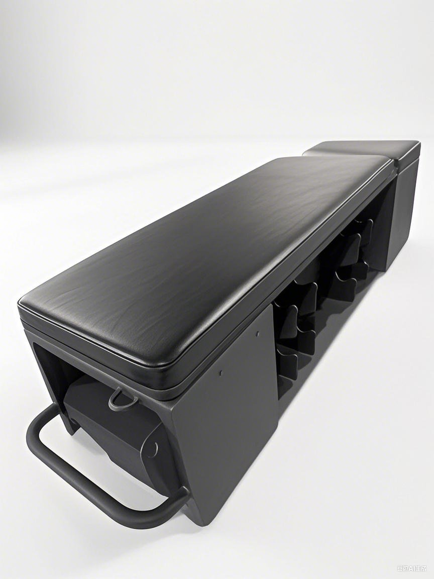 Compact Weight Bench with Dumbbell Storage for Home Gym