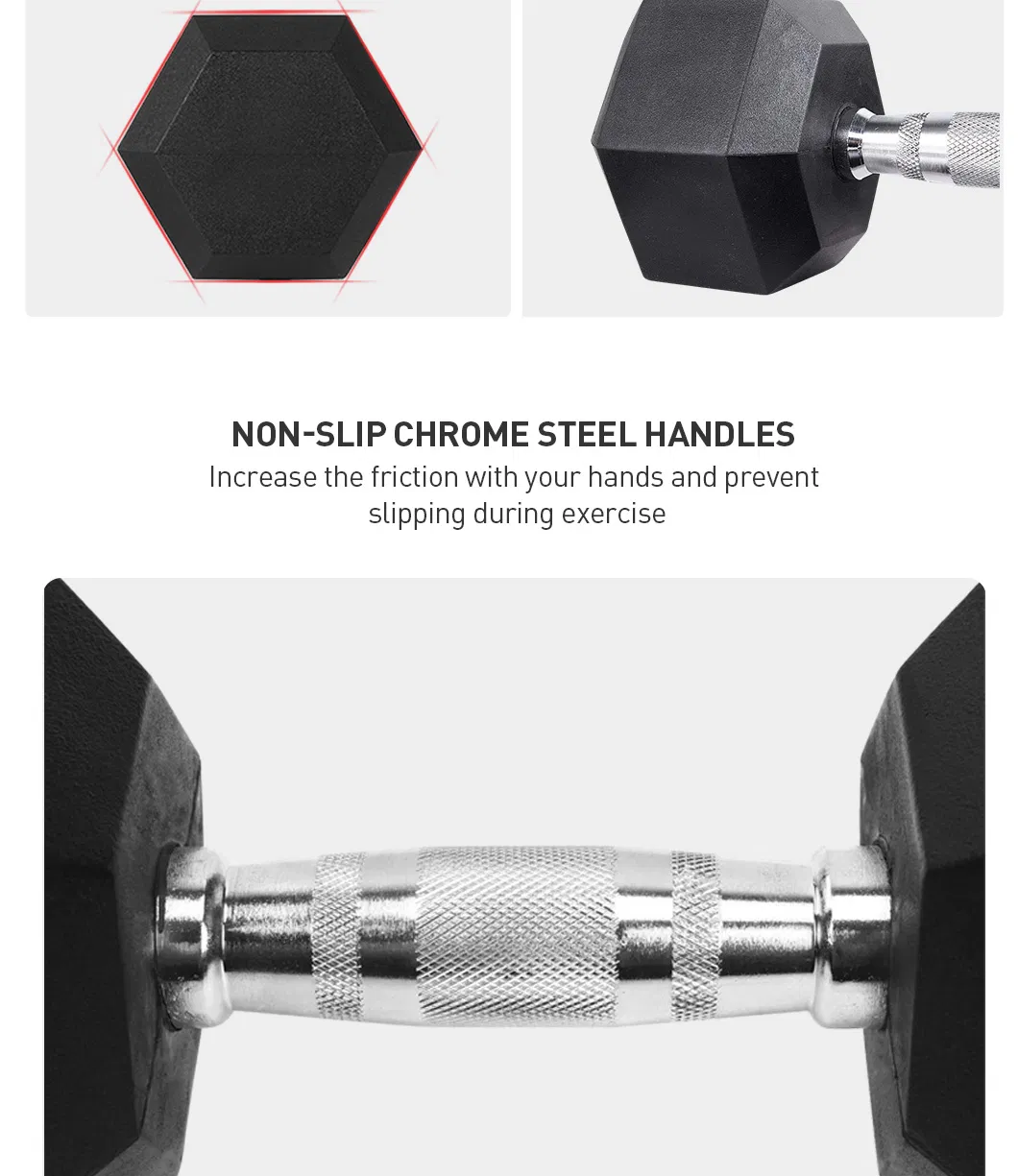 Hex Dumbbell Detail 3