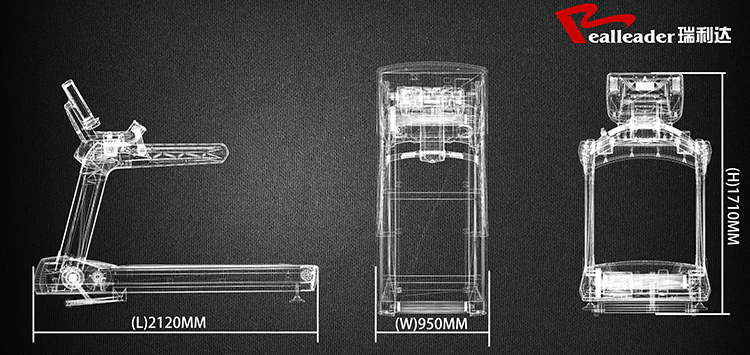 Realleader Real Leader Commercial Gym Machine Sports Goods Best Treadmill Manufactures (RCT-900A)