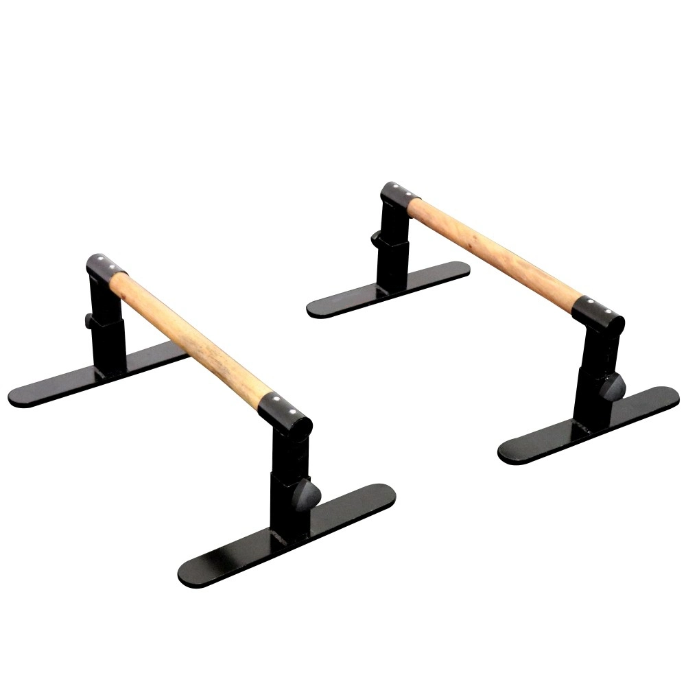 Gravity Fitness DIP Bars Gymnastic Parallettes Push up Stand Parallettes Wooden Push up Bars