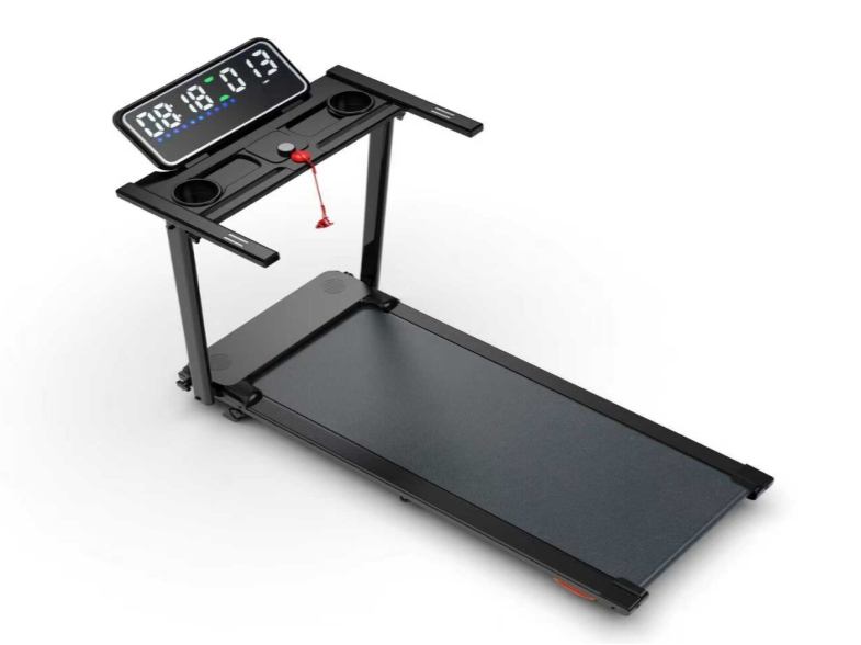 Smart Electric Treadmill with Heart Rate Monitoring and Slope Adjustment