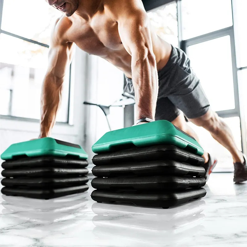 New Fitness Adjustable Workout Aerobic Stepper Aerobic Step Platform