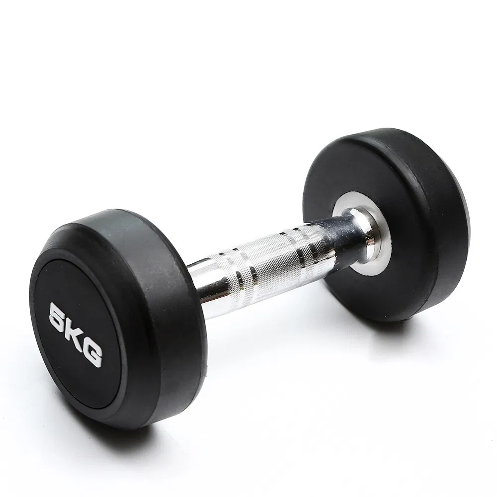 High-Quality New Rubber Coated Dumbbells for Home Gym
