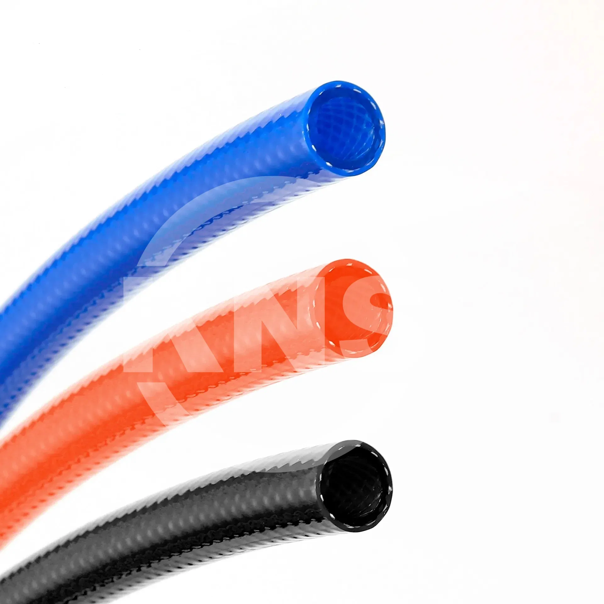 Polyurethane PU Braid Reinforced Tube Hose PU Pipe High Resistance Pneumatic Industry Use Yarn Clamping Tube