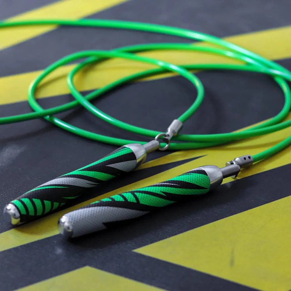 Hot Selling Wholesale Sporting Goods Home Gym Equipment Sport Home Fitness Product Equipment Leather Handles Non-Slip Jump Skipping Rope