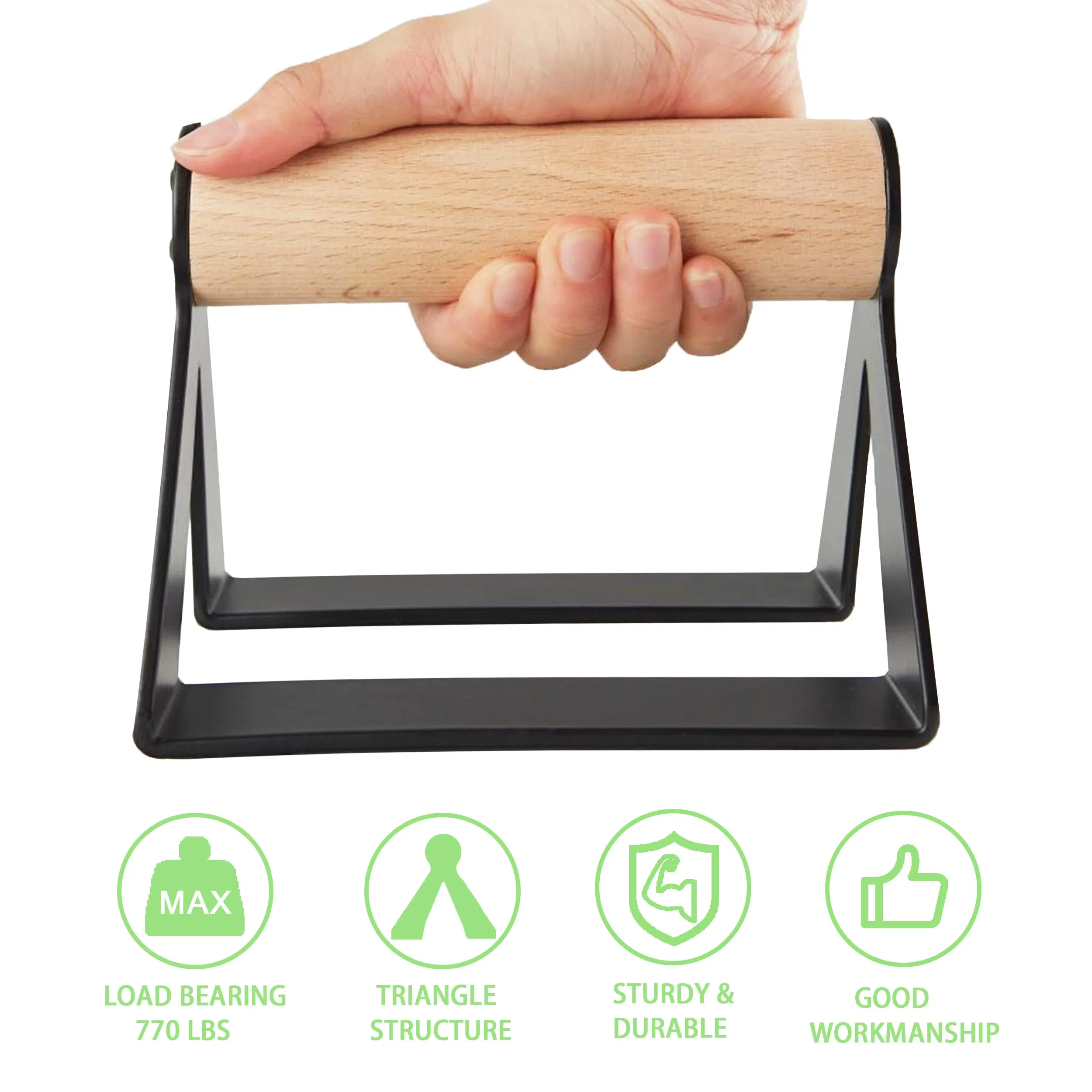 Wholesales Antislip Wood Exercise Professional Homeworkout Training Equipment Push up Board Bar