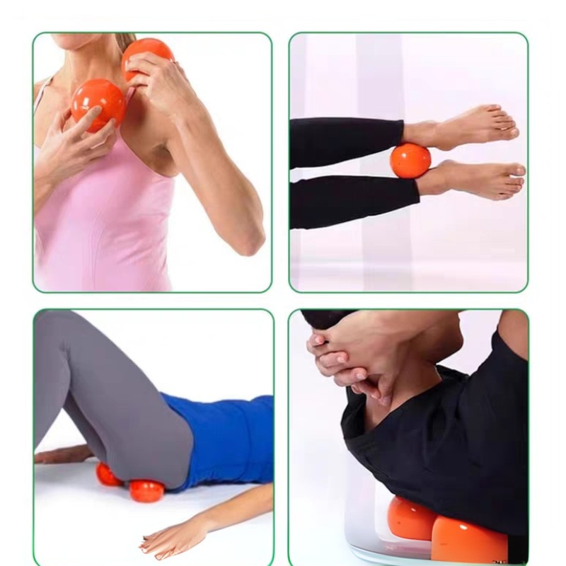 10cm Franklin Method Pilates Ball Soft PVC Inflatable Yoga Ball Various Colors Balance Training Pelvic Floor Muscles