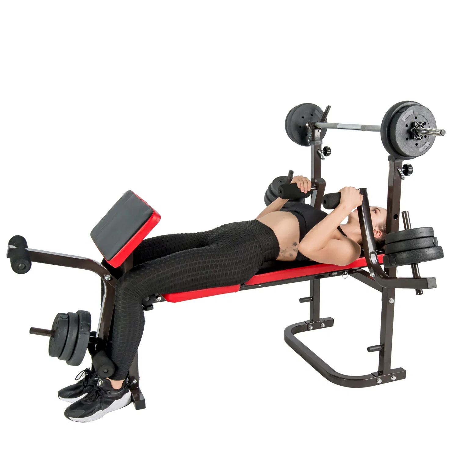 Home Gym Equipment Power Rack Weight Lifting Bench with Squat Rack