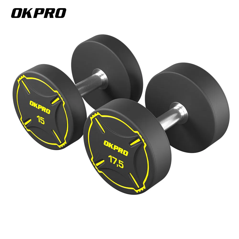 Source Factory Sale Gym Equipment Free Weight Dumbbells Set Manufacturers TPU Dumbbell
