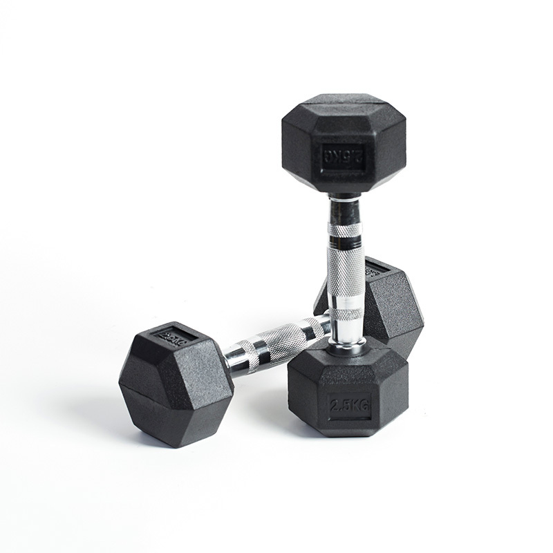 High-Quality Rubber Coated Dumbbells for Home Gym Workouts