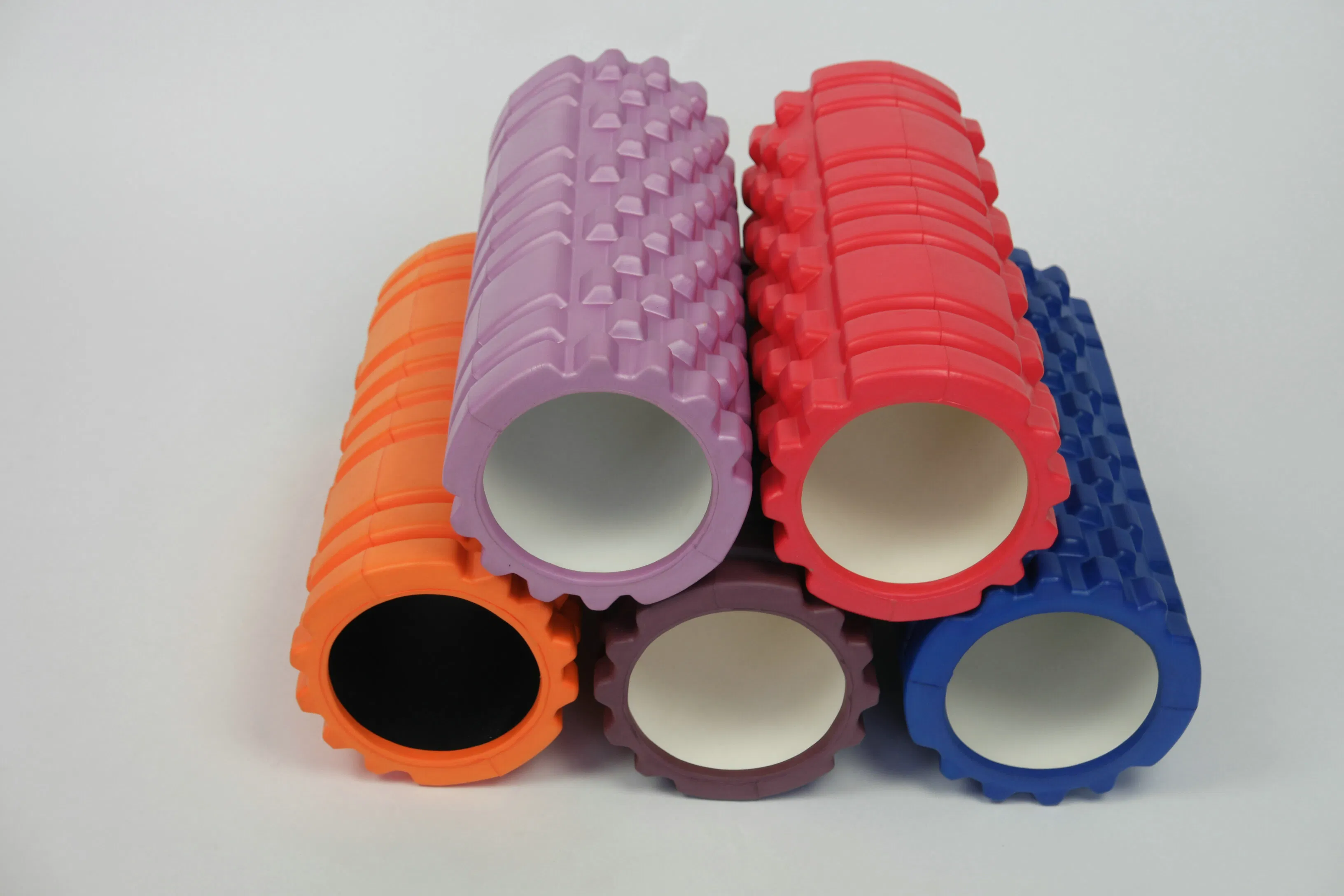Hollow Print Fitness Body Building Exercise Foam Yoga Roller