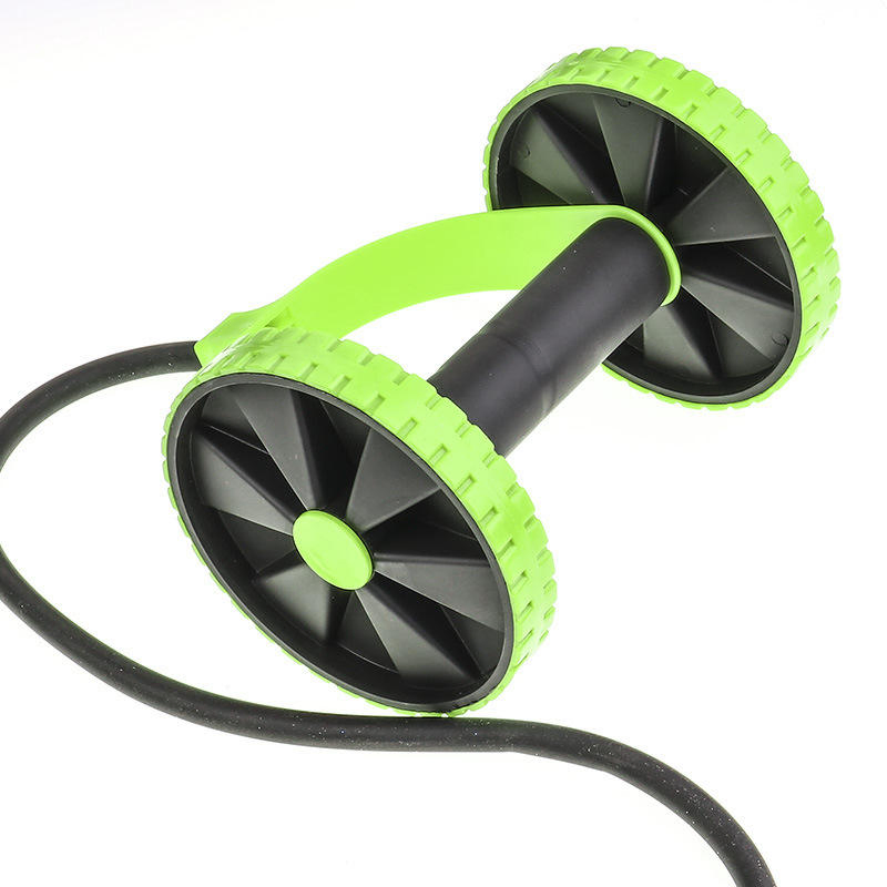 Double Wheel Ab Roller - Multifunctional Abdominal Muscle Trainer &amp; Core Exercise Device