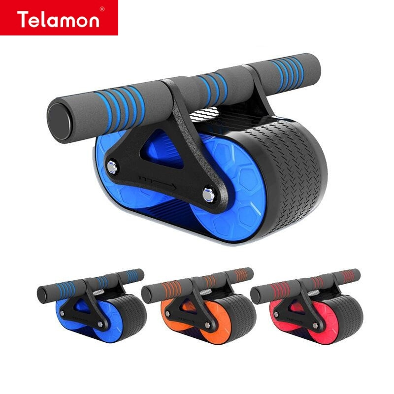 Abdominal Exercise 4 Four Wheel Roller Set Kit Strength Training Health Workout