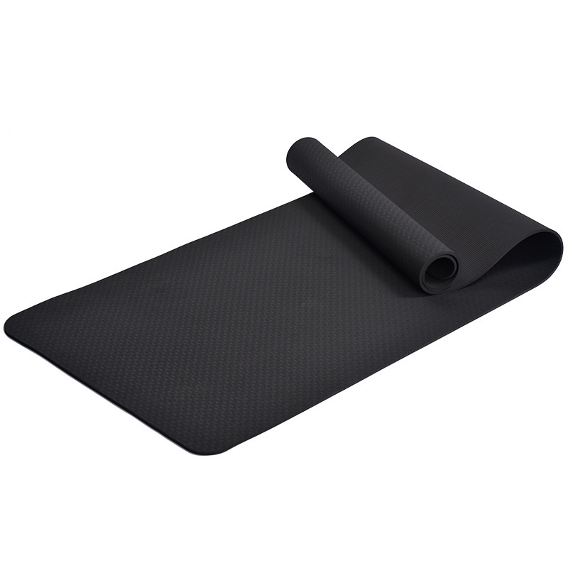 Custom Fitness Yoga Mat Exercise Anti Slip Thick Printed Eco Friendly Foldable TPE Yoga Mat