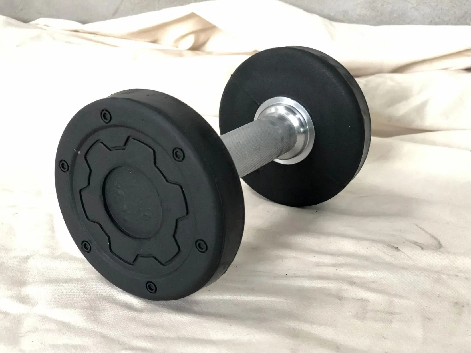 High-Quality New Rubber Coated Dumbbells for Home Gym