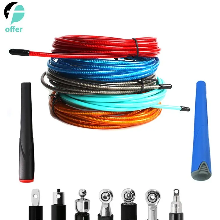 PU Coated Steel Wire Speed Jump Rope 6