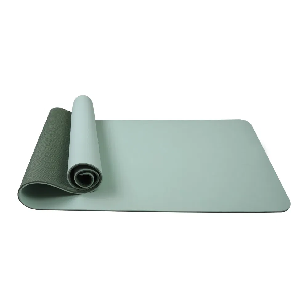 2025 Custom Logo Printed Eco-Friendly TPE Yoga Mats Gym Thick Yoga Mats Set Gym Exercise Non Slip Yoga Mat